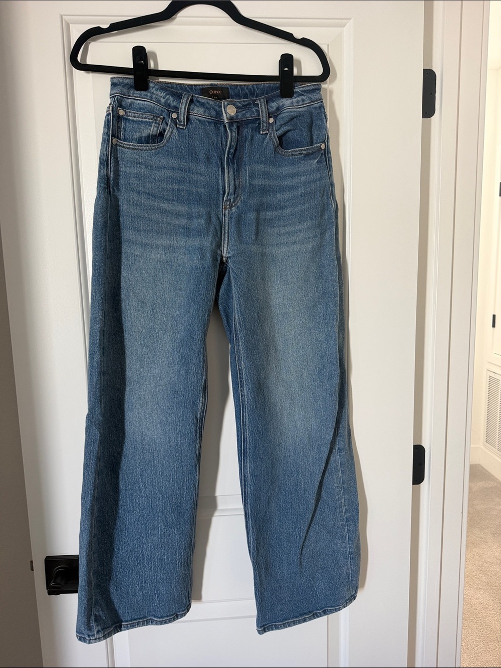 Quince Light Blue Wide-Leg Women’s Jeans